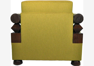 Chiku Club Chair, Sofa, Front, Botero, Interior Design,Architectural Digest,