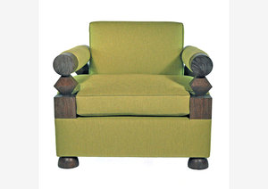 Chiku Club Chair, Sofa, Front, Botero, Interior Design,Architectural Digest,