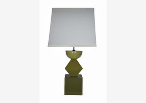 Green, Chiku, Lamp, Geometric