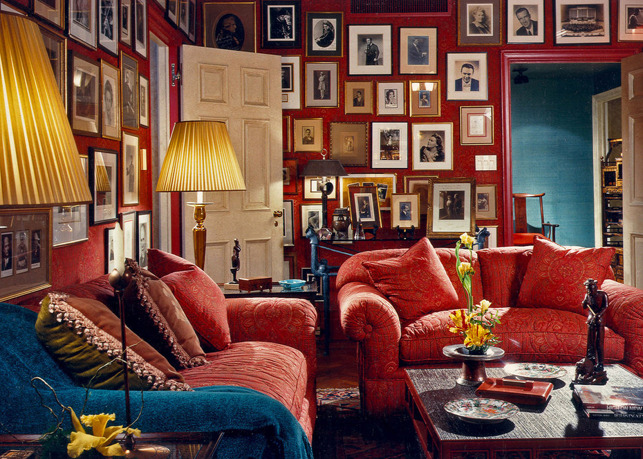 ARCHITECTURAL DIGEST, NEW YORK, Music Room, Library