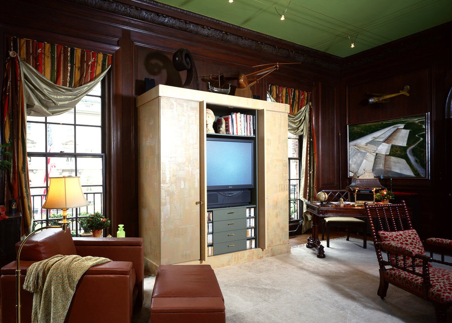 Kips Bay, Study, Media Room, Media Cabinet