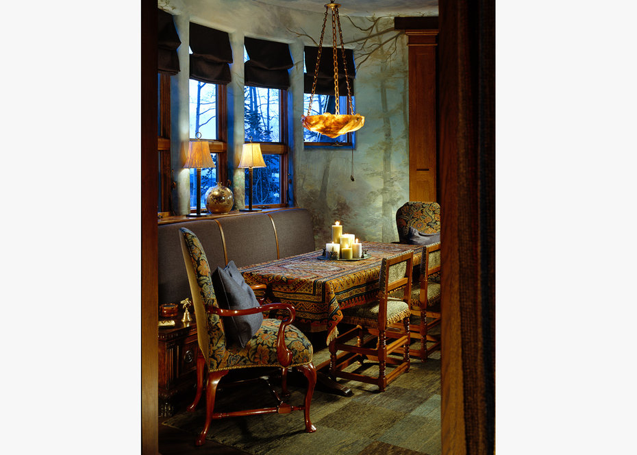Breakfast Room,ROCKY MOUNTAIN, ARCHITECTURAL DIGEST 