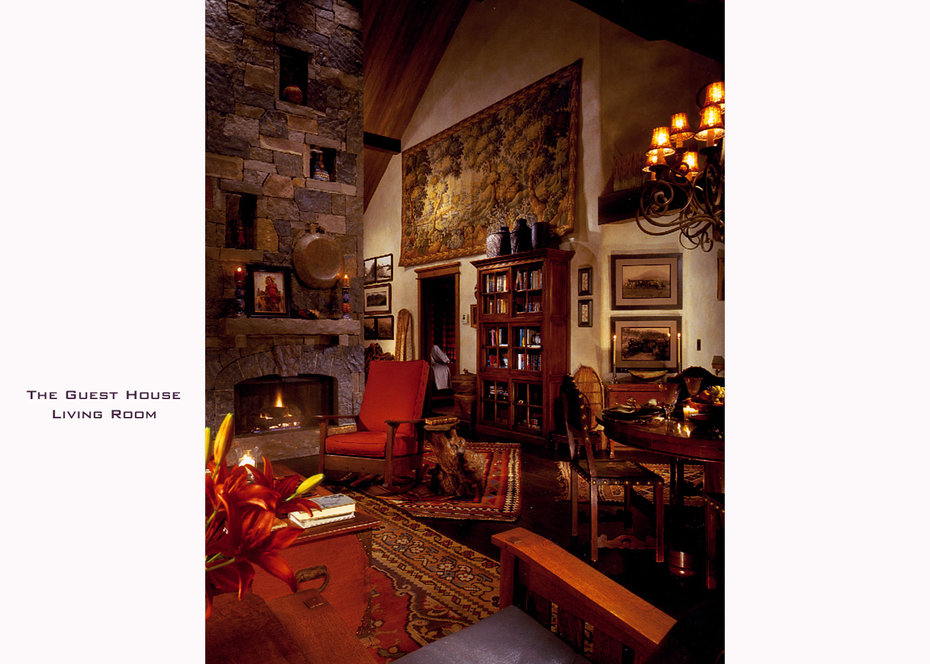 Guest House, GREAT ROOM, ROCKY MOUNTAIN, ARCHITECTURAL DIGEST