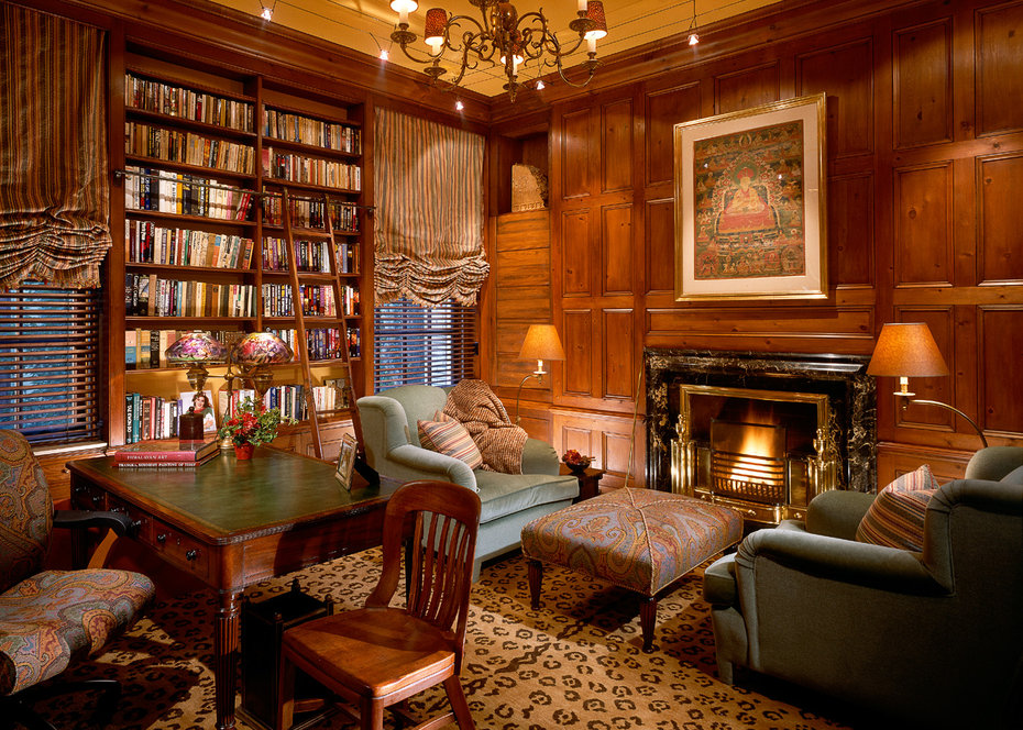 Study, Library, Architectural Digest