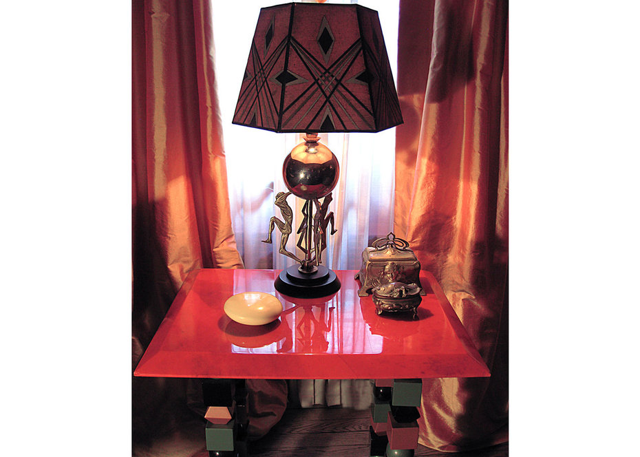 Detail,Living Room,Chiku,Art Nouveau,Art Deco Lamp,